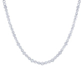 5.94ct 18k White Gold Diamond Necklace